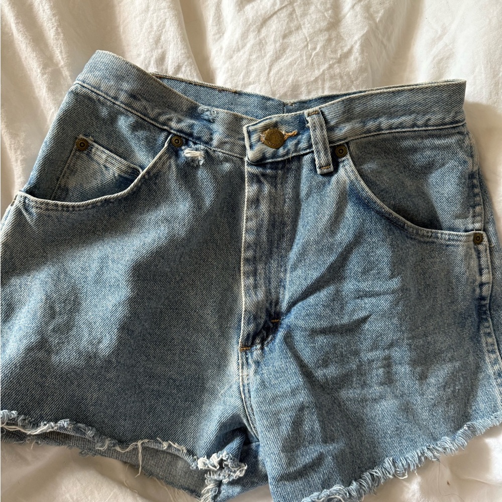 Perfect Vintage Distressed Wrangler Denim Women's Shorts